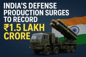 India’s Defense Production Rises to a Record Level of Rs 1.5 Lakh Crore